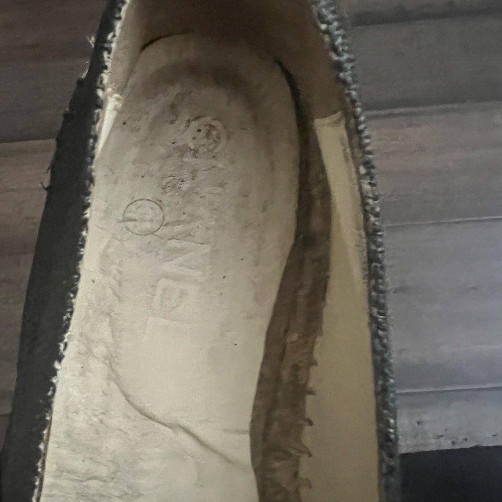 ❤️🔥FLASHSALE!!! Chanel CC Espadrilles Flats Black Size 38 Dust Bag - Picture 12 of 12